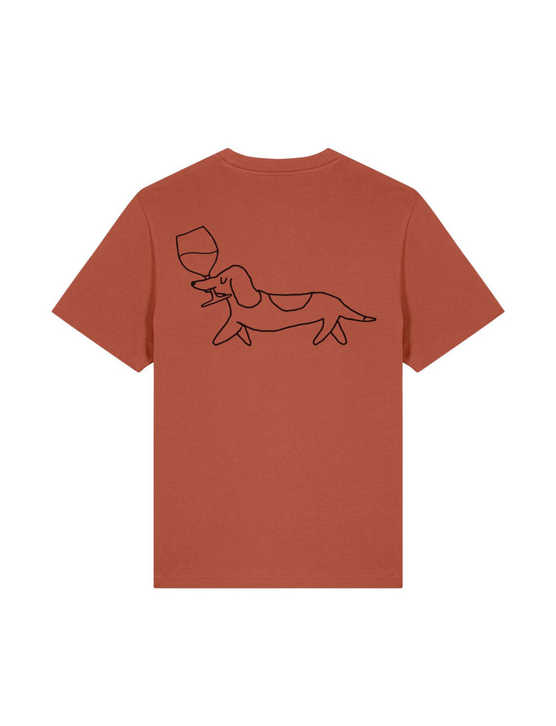 Kuro T-Shirt - Rust Brown