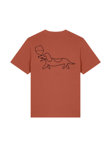 Kuro T-Shirt - Rust Brown