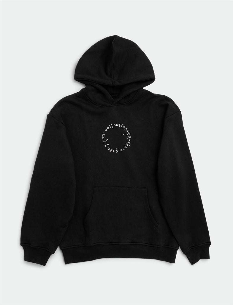 Adem Circle Logo Hoodie - Black