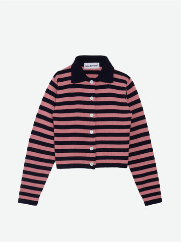 Lisha Cardigan - Pink/Navy