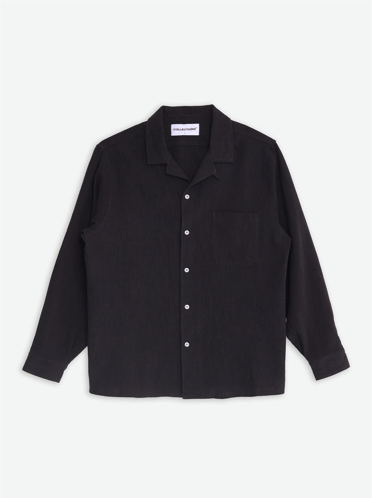 Lew Longsleeve Overshirt - Black