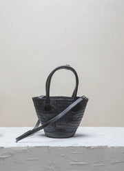 Sandhi Mini - Black twill shoulder bag