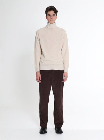 Callum Turtleneck Sweater - Almond