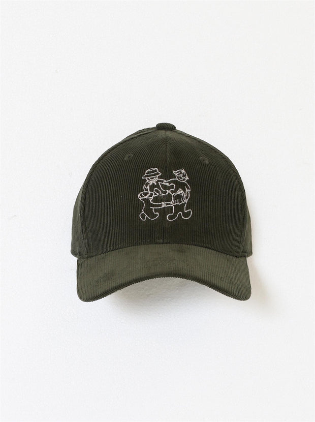 Cord Family Caps - Green