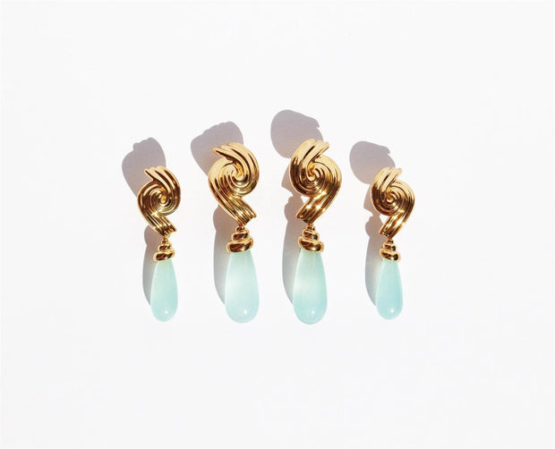 Sphynxesse Large - Gold/Jet Drops