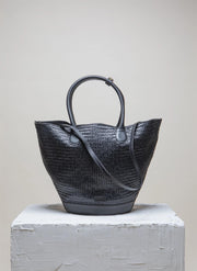 Sandhi L - Black twill tote bag