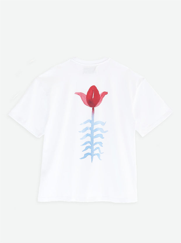 Babas Blomst T-shirt - White