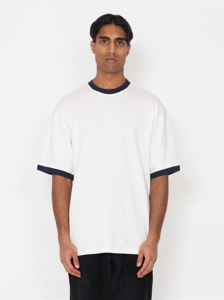 Alper T-shirt - Off White/Navy