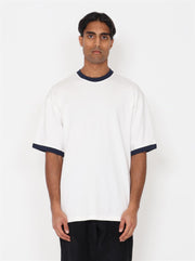 Alper T-shirt - Off White/Navy