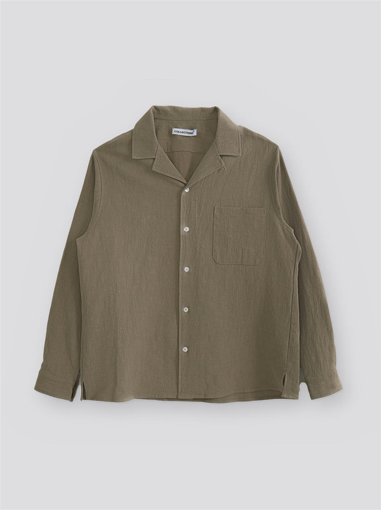 Lew Longsleeve Overshirt - Olive