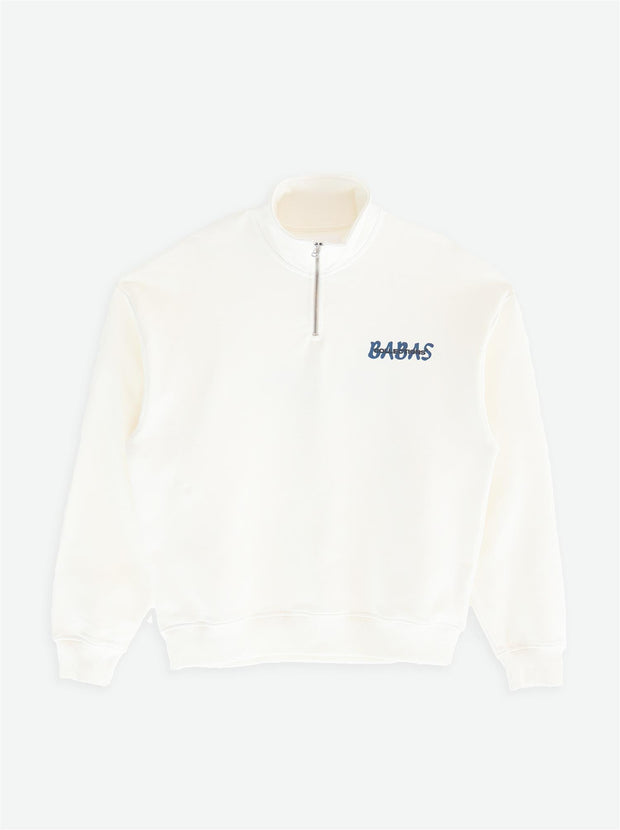 Babas Fishy Halfzip - Off White