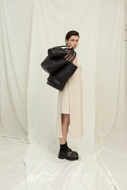 Sandhi L - Black twill tote bag