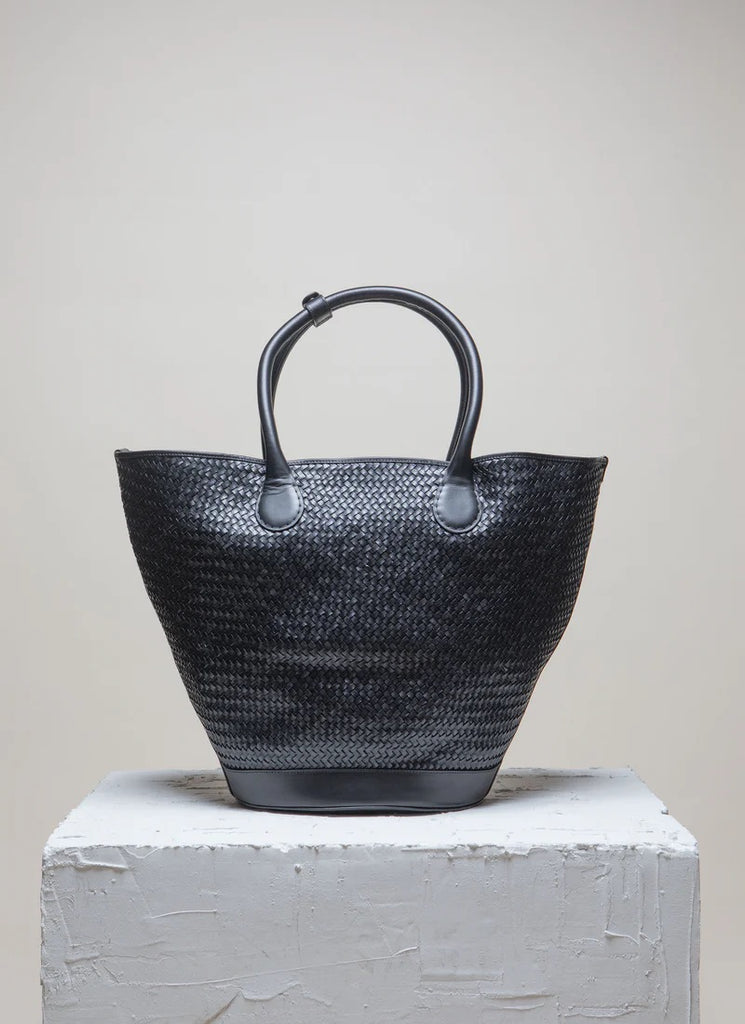 Sandhi L - Black twill tote bag