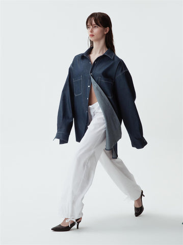 Hanna Pants - White Stripes