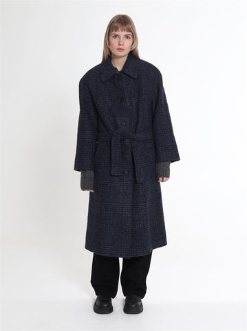 Anna Wool Coat - Checked