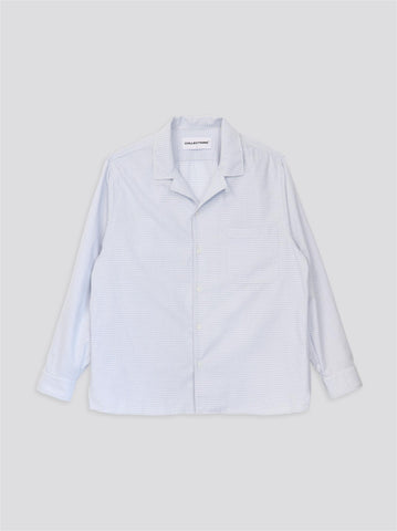 Lew Longsleeve Shirt - Blue/White Checks