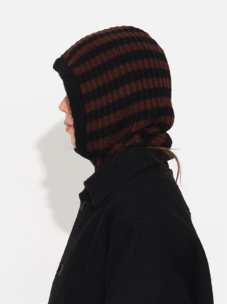 Yue Balaclava - Black/Brown