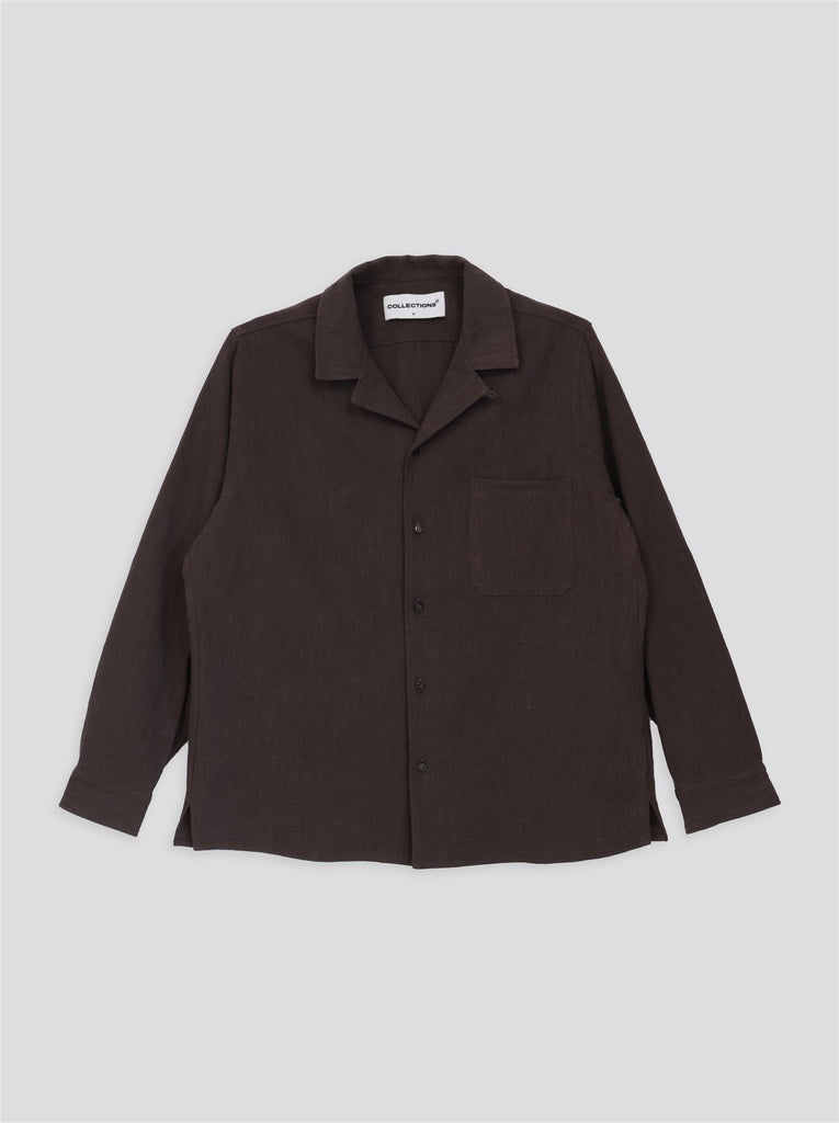 Lew Longsleeve Overshirt - Brown