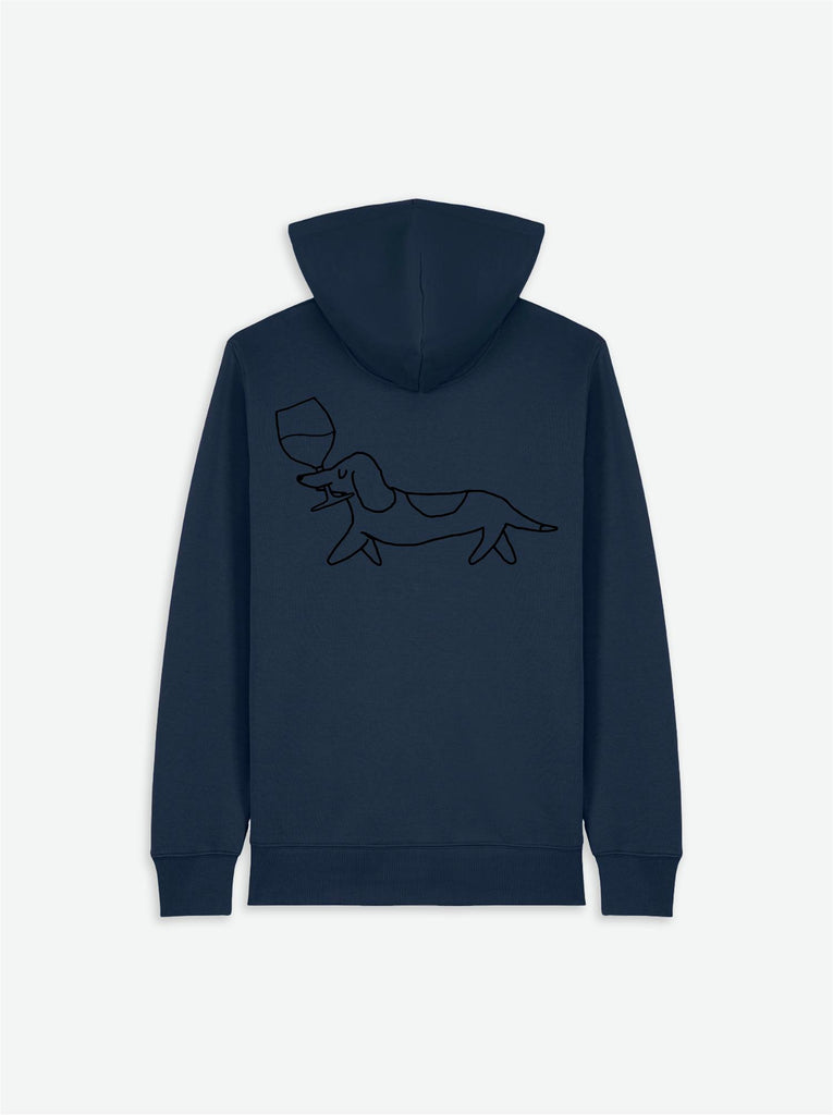Kuro Zip Hoodie - Dark Blue