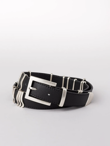 Rattle Belt - Black/Silver