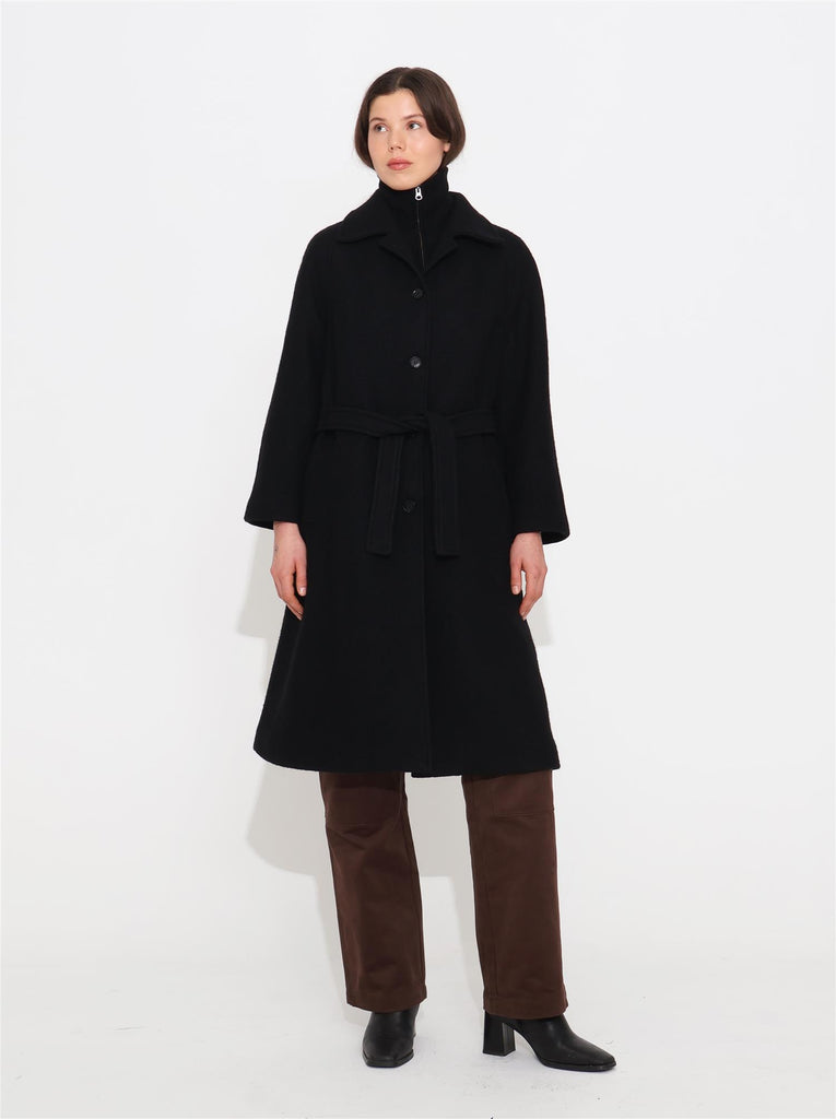 Anna Wool Coat - Black