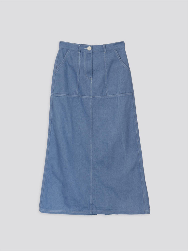 Alina Denim Skirt - Light Blue
