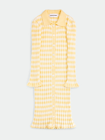 Liling Dress - Yellow Stripes