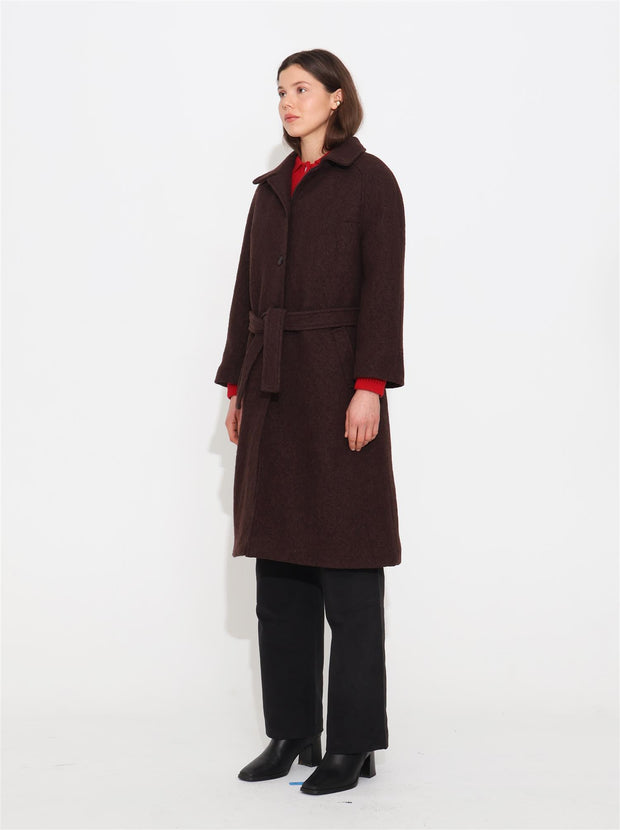 Anna Wool Coat - Brown