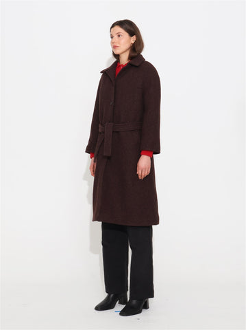 Anna Wool Coat - Brown