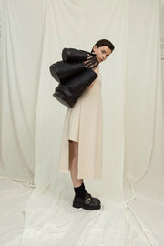 Sandhi Mini - Black twill shoulder bag