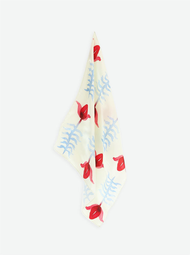 Babas Silk Scarf - Blomst