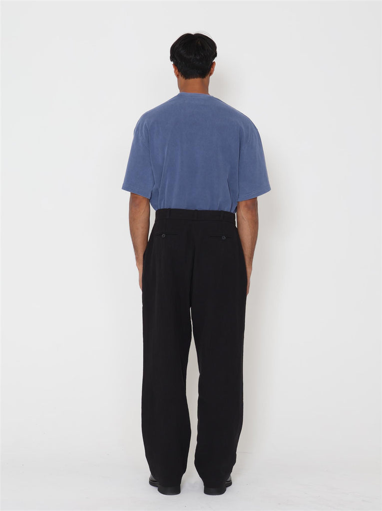 Perun Linen Pants - Black