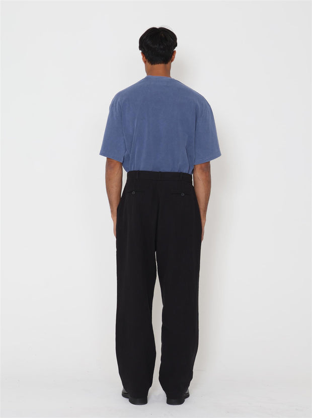 Perun Linen Pants - Black