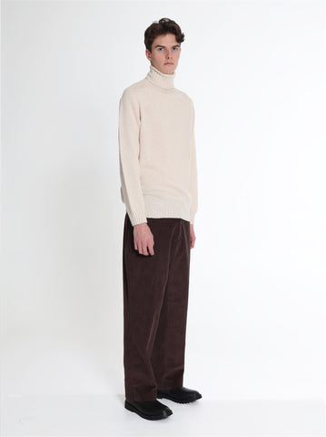 Callum Turtleneck Sweater - Almond