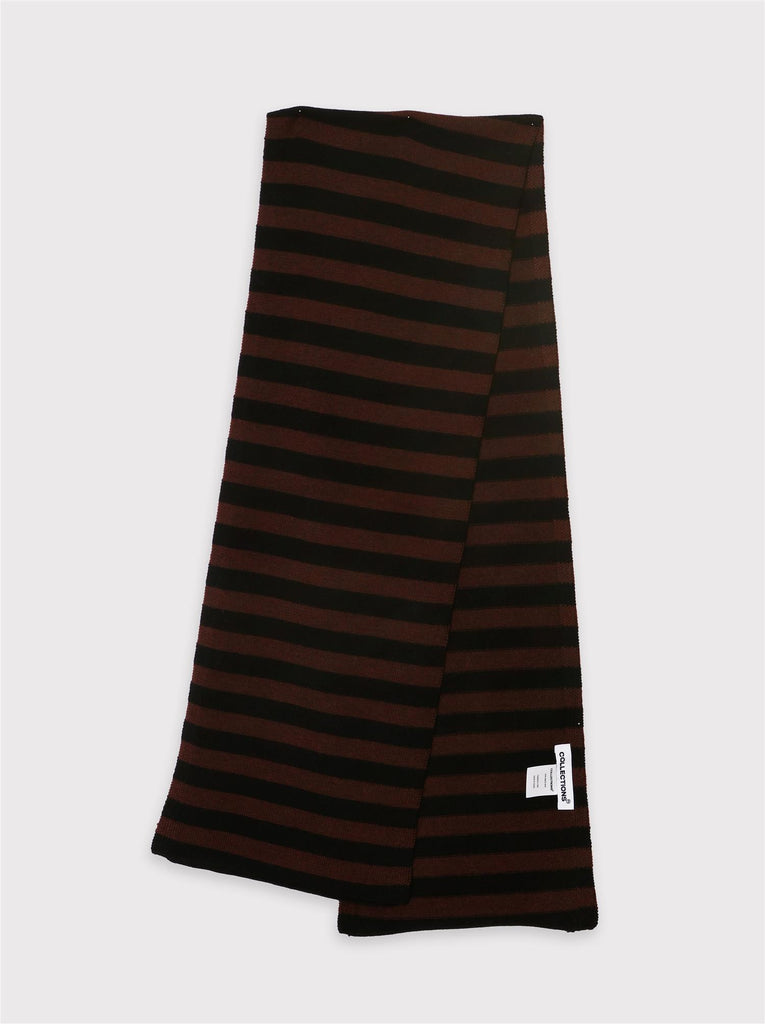 Luo Big Scarf - Black/Brown