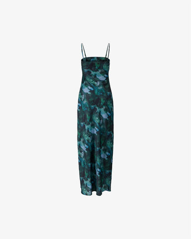 Diaz print dress - Green