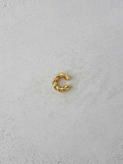 Impasto Single Earcuff Small - 18K Gold