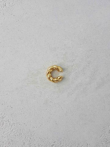 Impasto Single Earcuff Small - 18K Gold