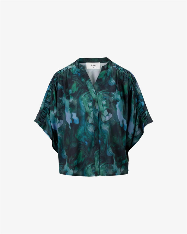 Diaz print blouse - Green