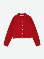 Lisha Wool Sweater - Red