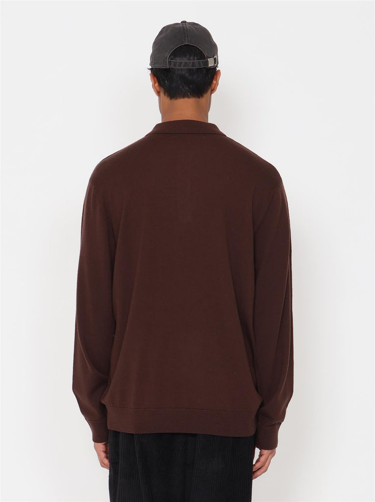 Tian Merino Pique - Brown