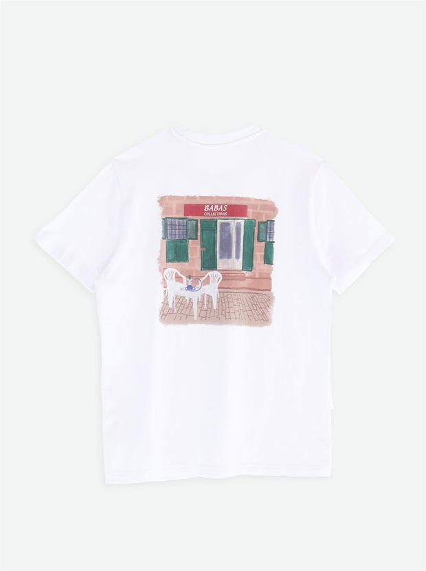 Babas Corner Shop T-shirt - White