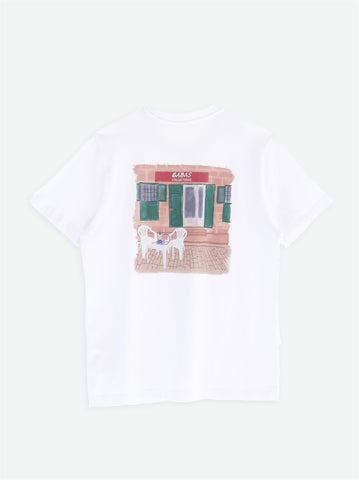 Babas Corner Shop T-shirt - White