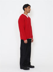 Zimo Wool Sweater - Red