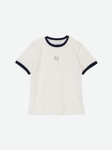 Liyana Family T-shirt - Off White/Navy