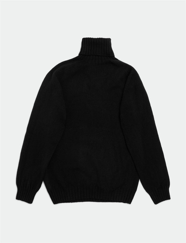 Callum Turtleneck Sweater - Black