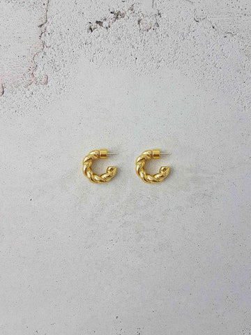 Pastry Hoops Medium - 18K Gold