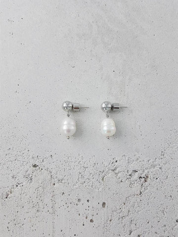 Vermeer Earrings - Rhodium