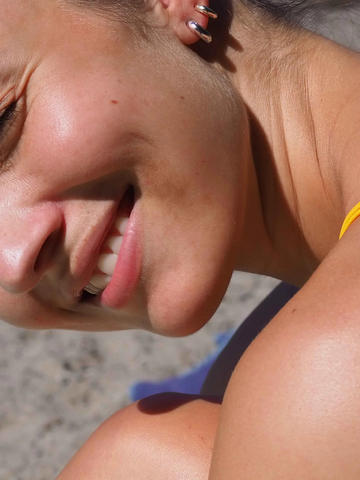 Carmela Hoops - Silver