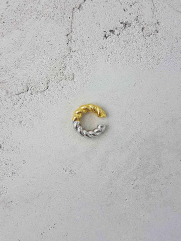 Impasto Single Earcuff Large - 2 Tone